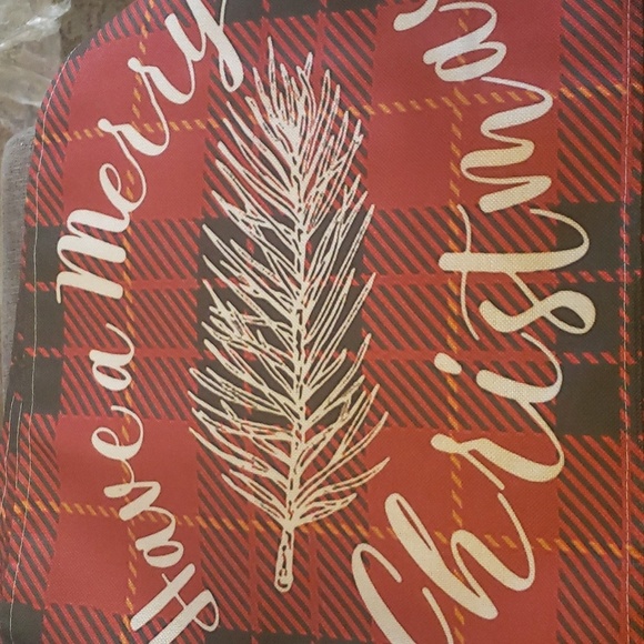 HAKACC 6pc Buffalo Plaid Placemat Set 6 Designs Merry Christmas & Feliz Navidad - Picture 4 of 8